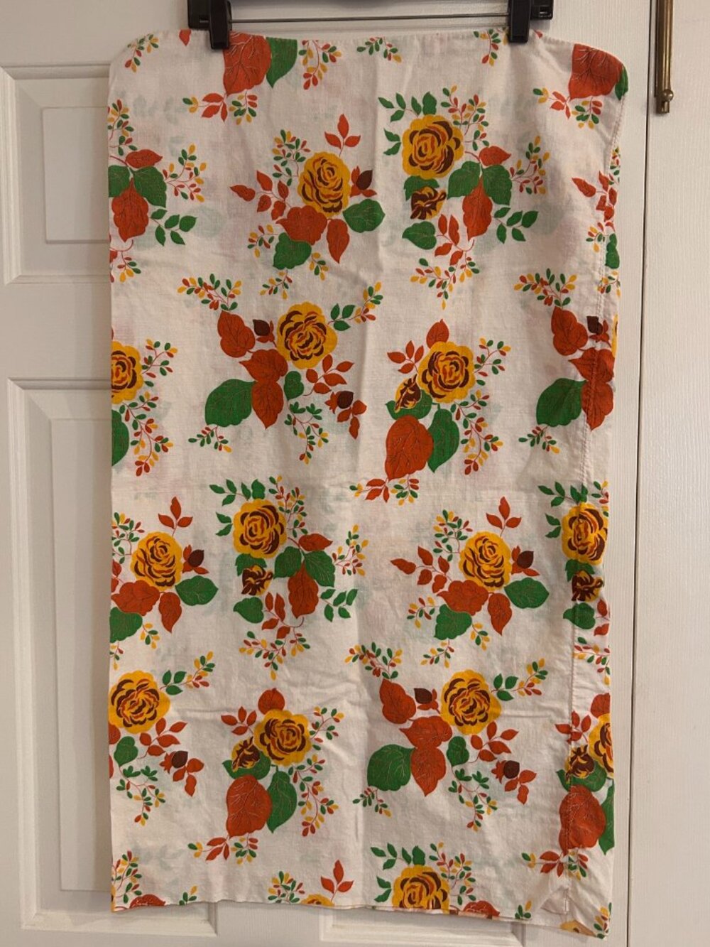 Vintage Floral Flour Sack 35 x 20 inches